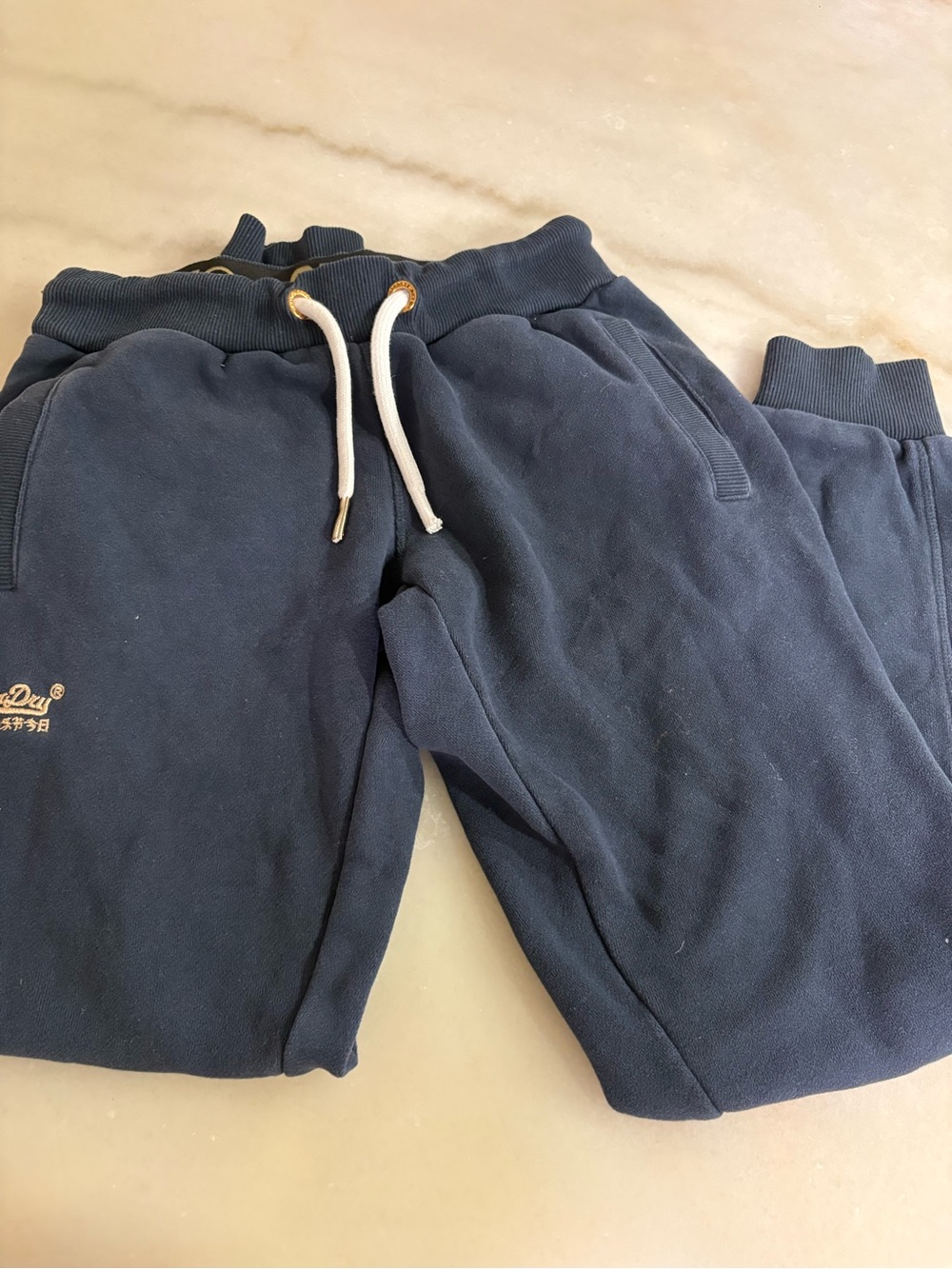 Superdry Navy Blue Women's Drawstring Joggers